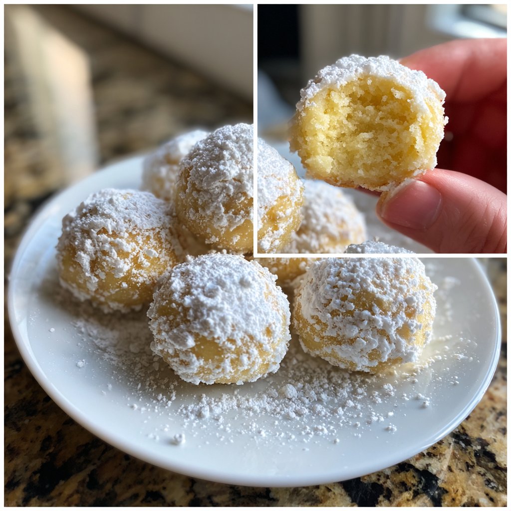 Quarkbällchen klein und rund