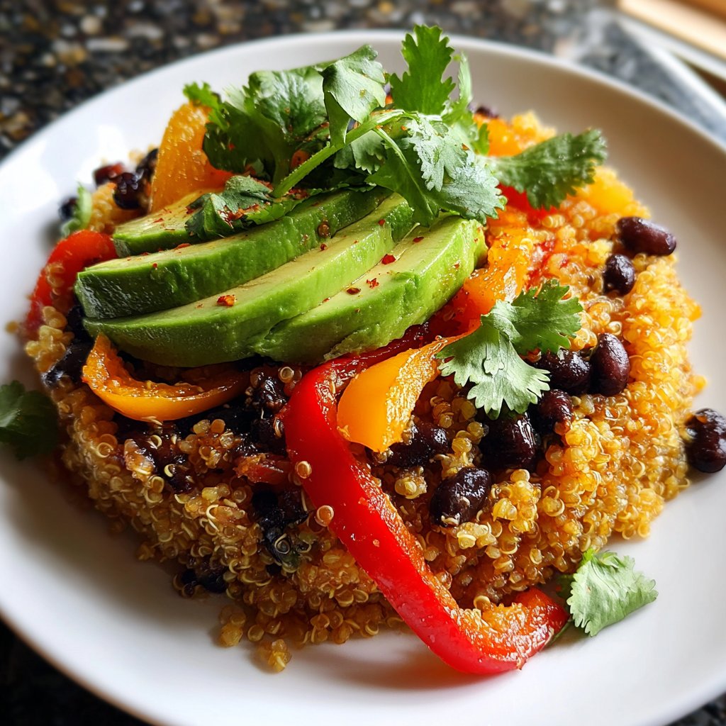 Mittagessen mit Quinoa