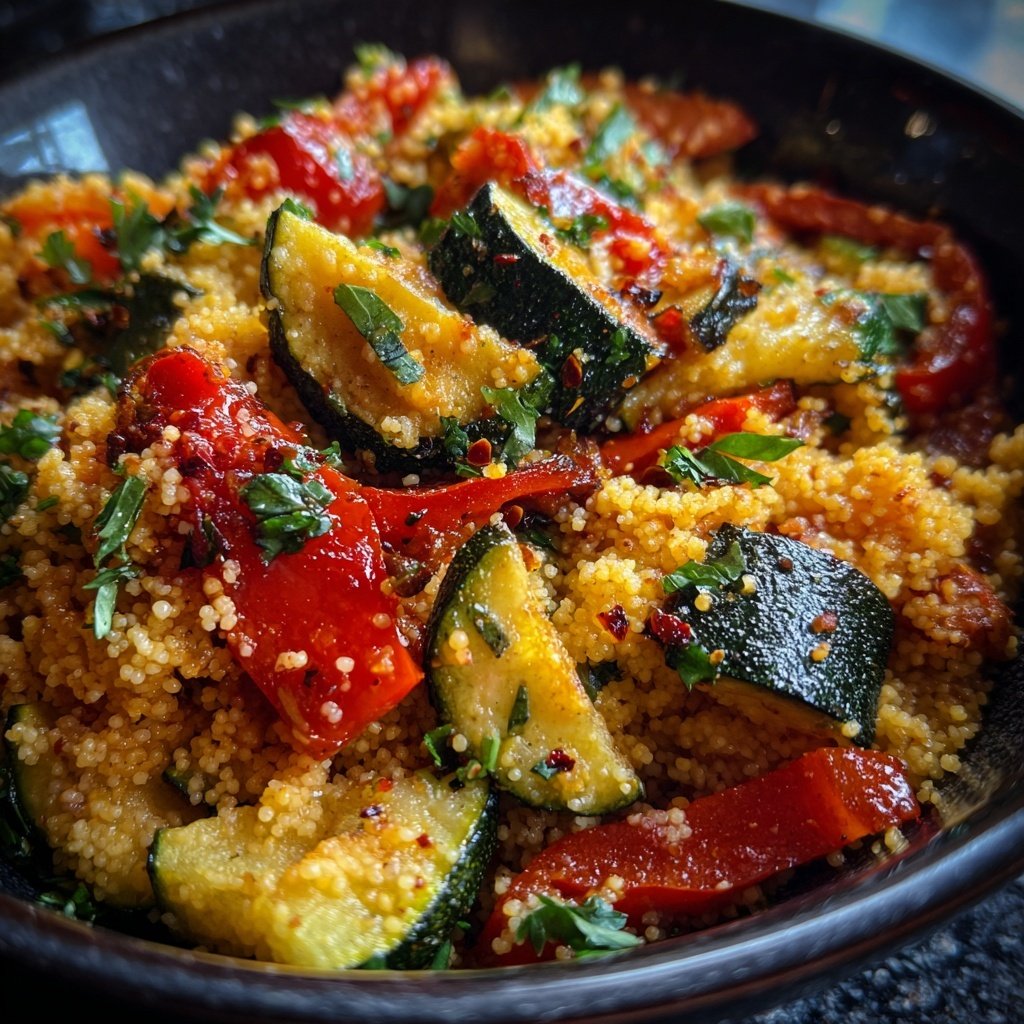 Couscous mit Ofengemüse