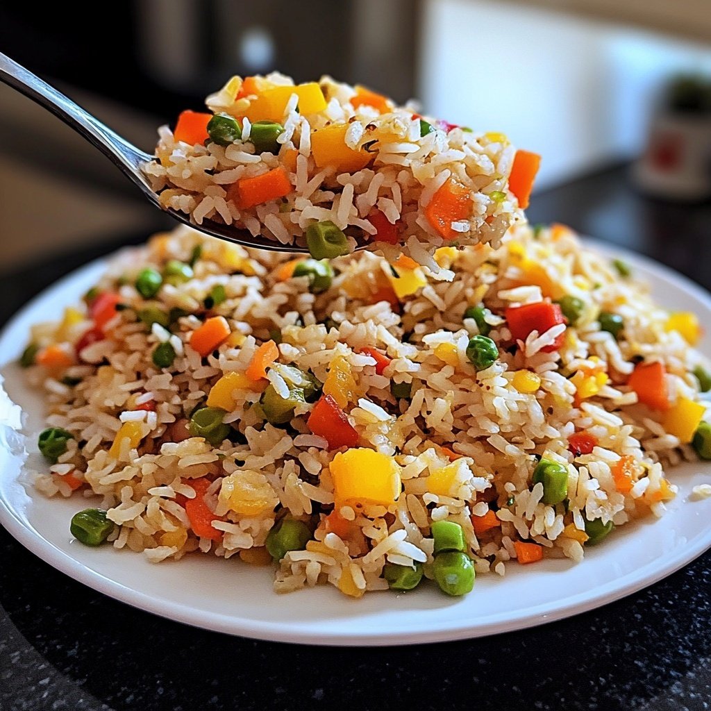 Gebratener Reis mit Ingwer