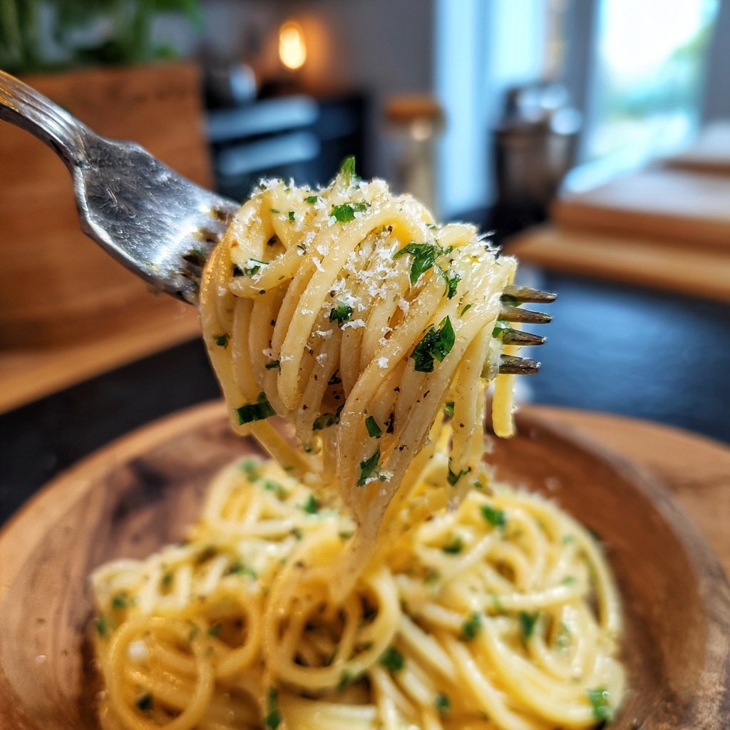 Schnell & Einfach 15-Minuten Knoblauchpasta