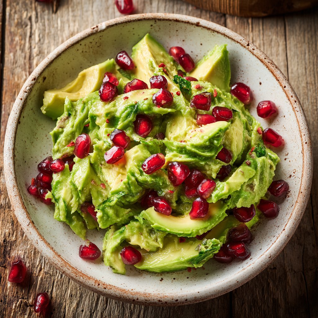 Avocadosalat mit Granatapfel