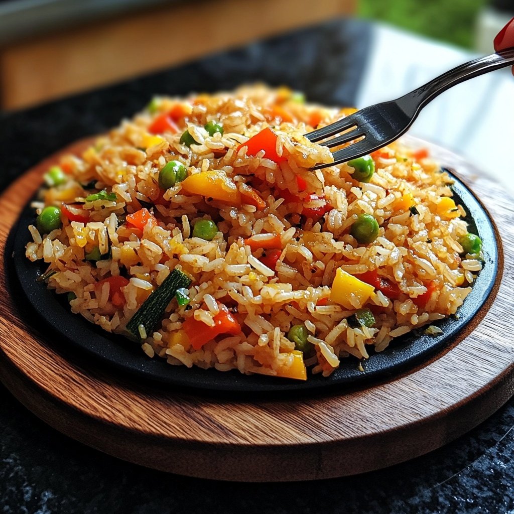 Gebratener Reis mit Gemüse